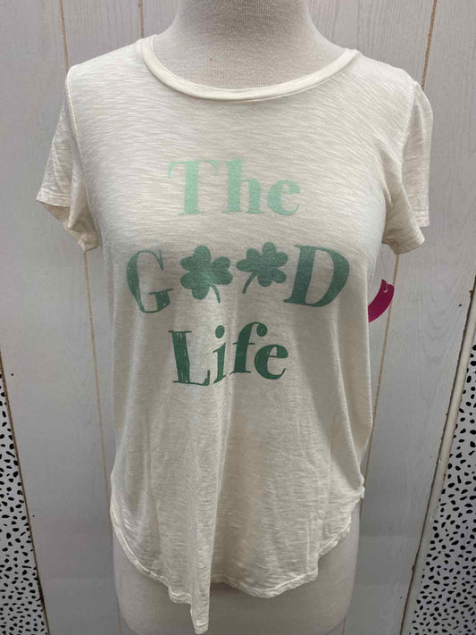 Maurices Cream Womens Size XS Shirt