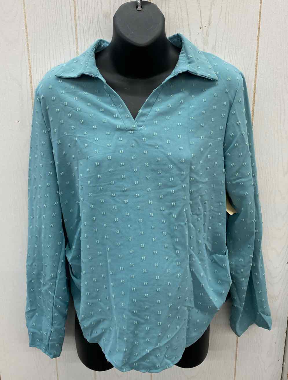 Shein Teal Maternity Size L Shirt