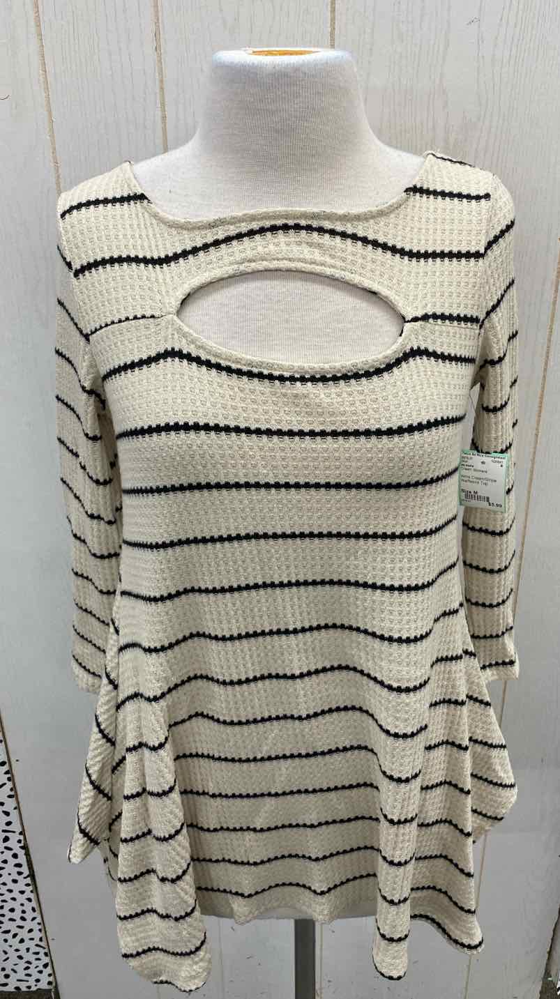 ee:some Cream Womens Size M Shirt