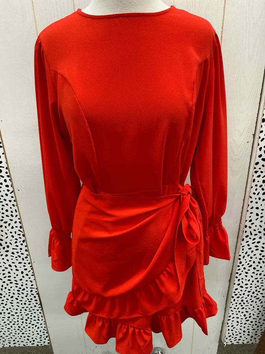 Red Womens Size 10 Dress