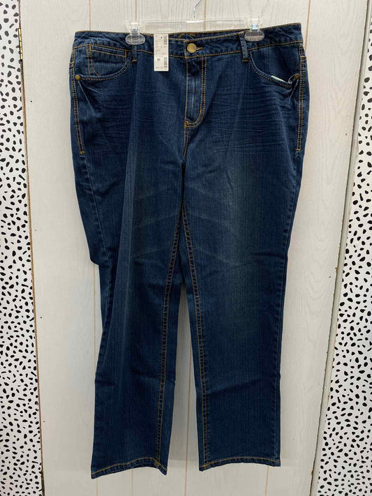 Ave Blue Womens Size 20 Jeans