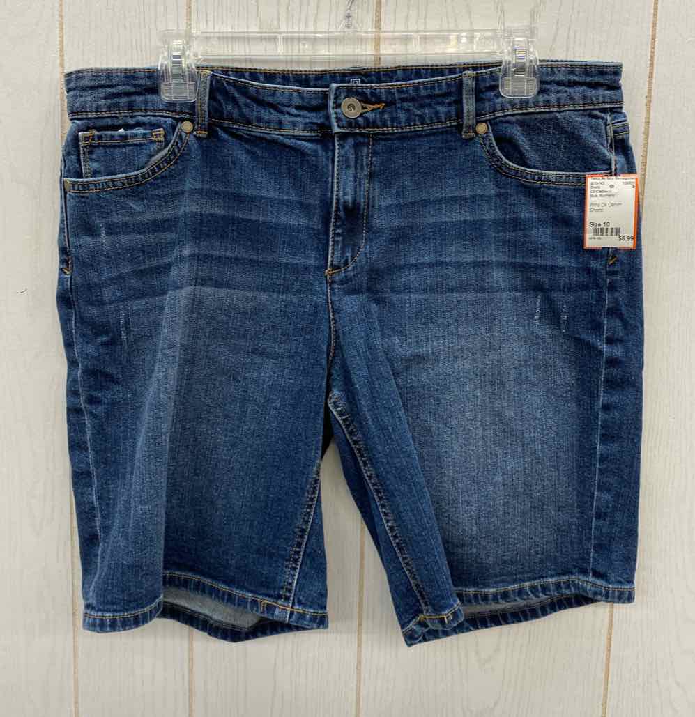 Liz Claiborne Blue Womens Size 10 Shorts