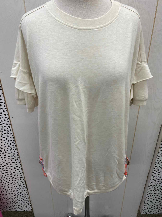 Matilda Jane Cream Womens Size M Shirt