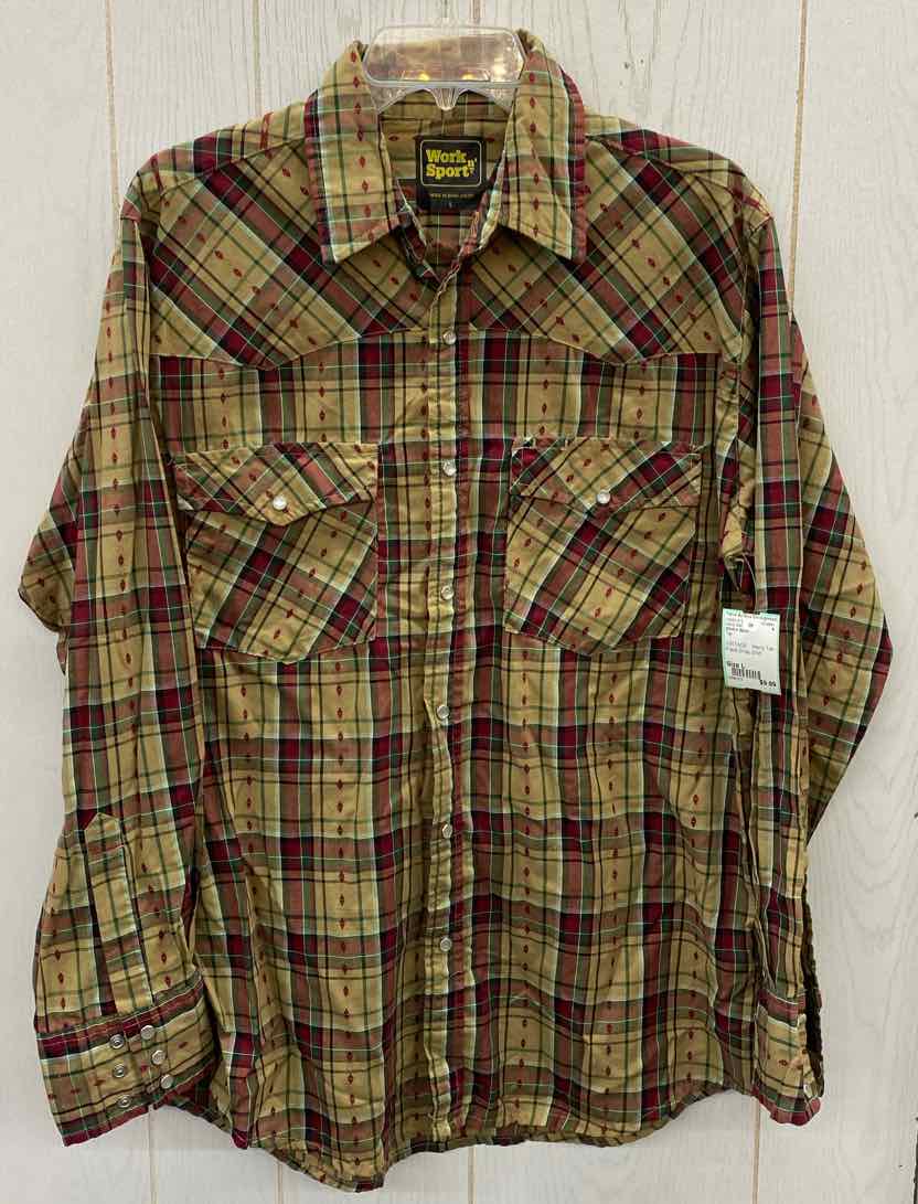 Work n Sport Mens Size L Mens Shirt