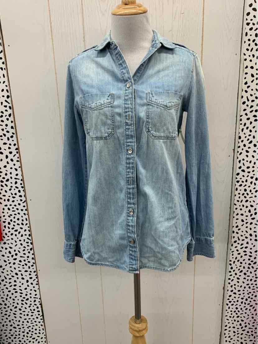 Express Blue Womens Size XS Shirt