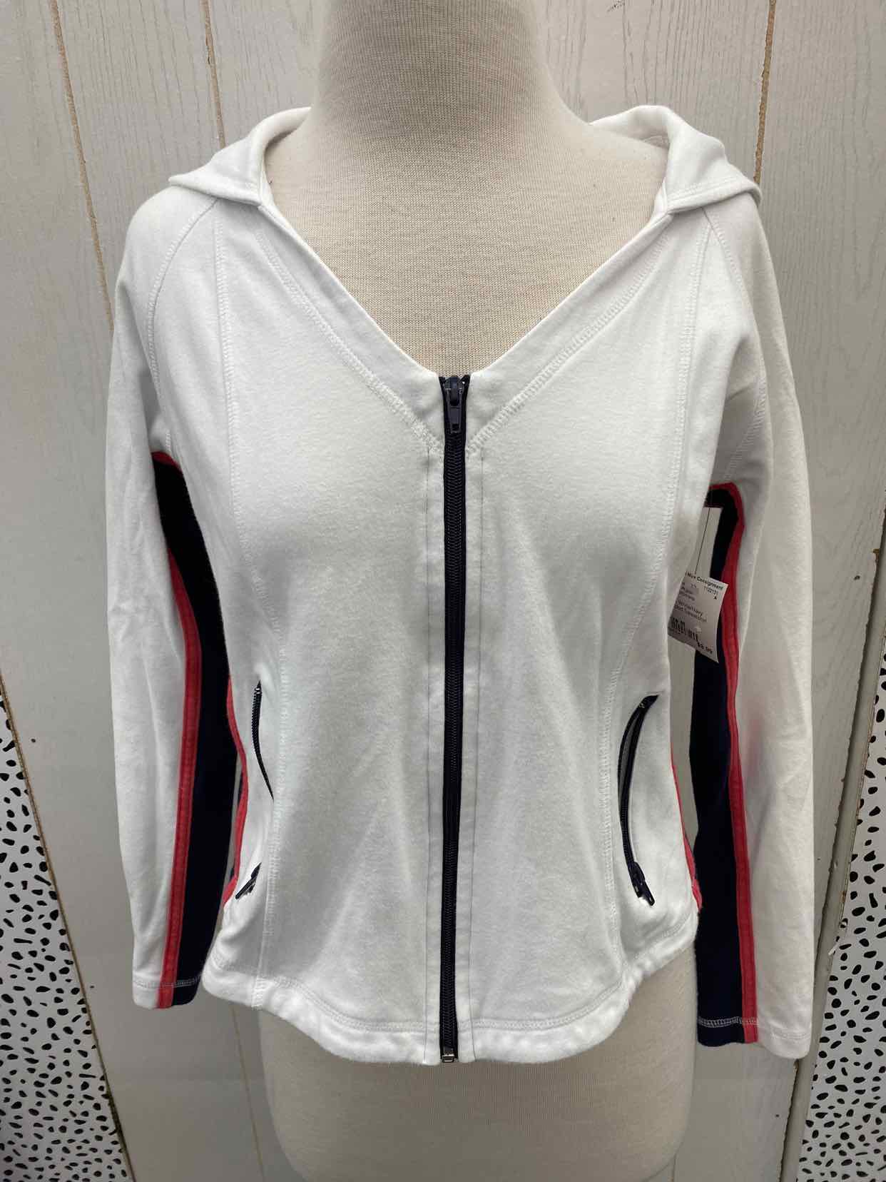 Boston Proper White Womens Size M Sweatshirt