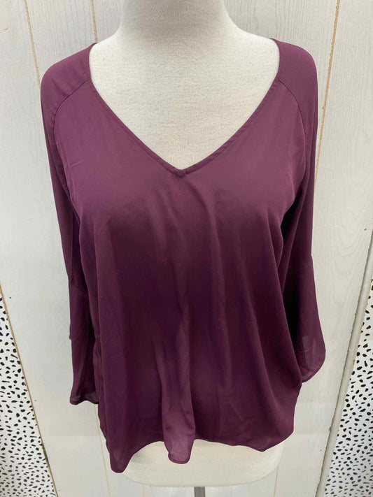 London Times Purple Womens Size XS Shirt