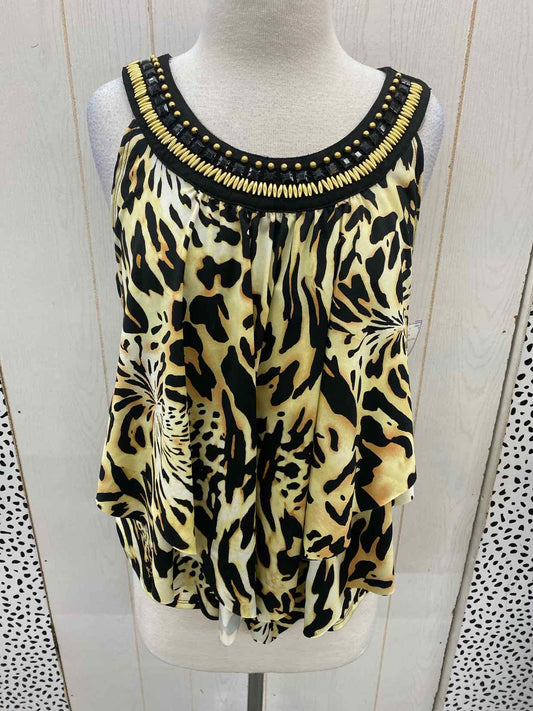 Zac & Rachel Black Womens Size M Tank Top