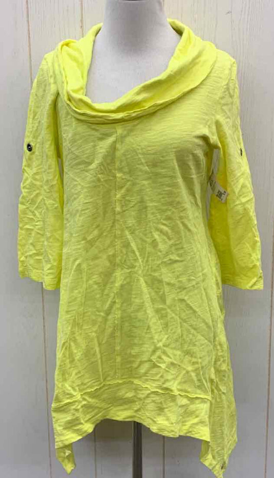 Neon Buddah Yellow Womens Size Small Shirt