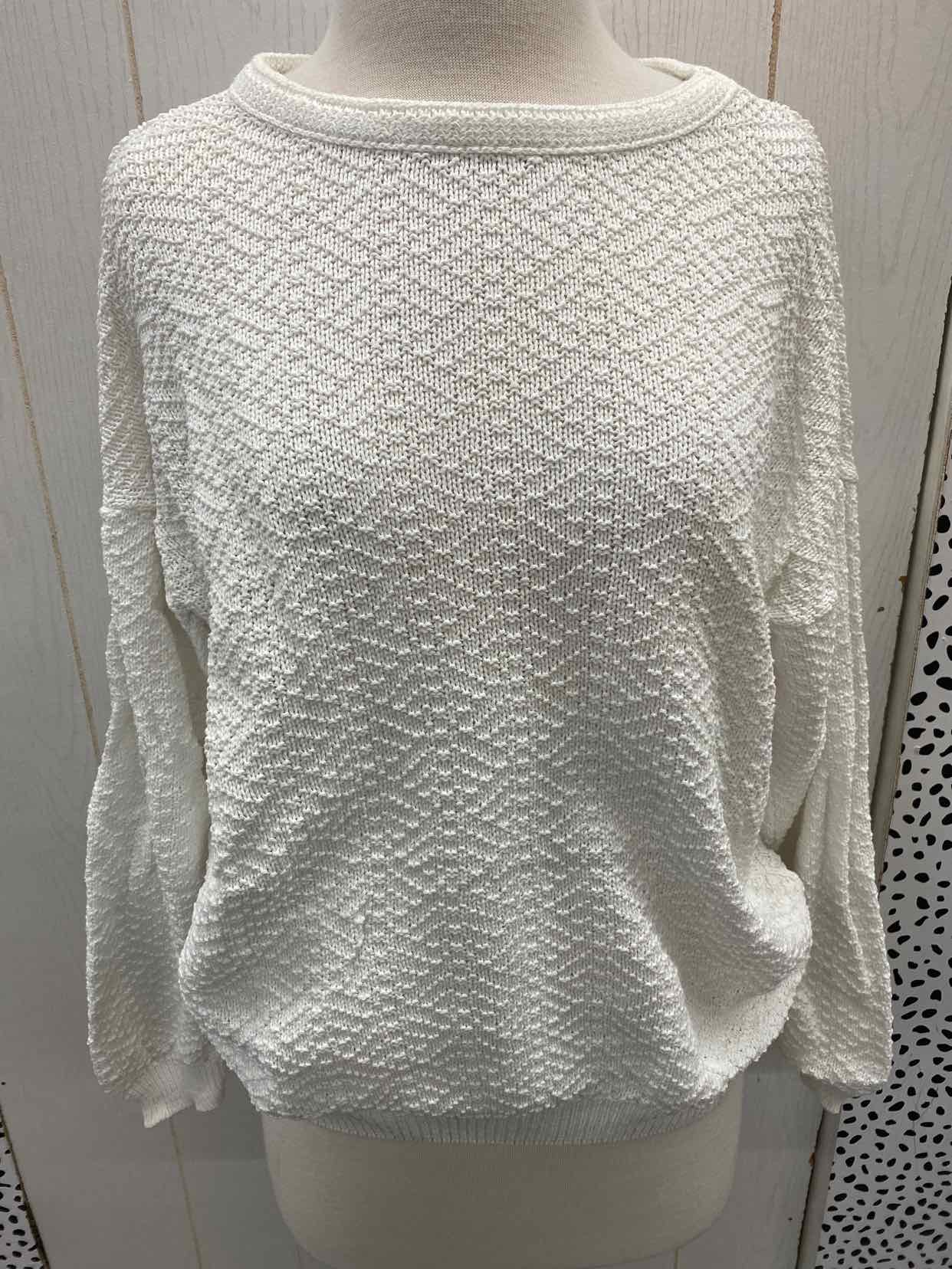 White Womens Size S/M Sweater