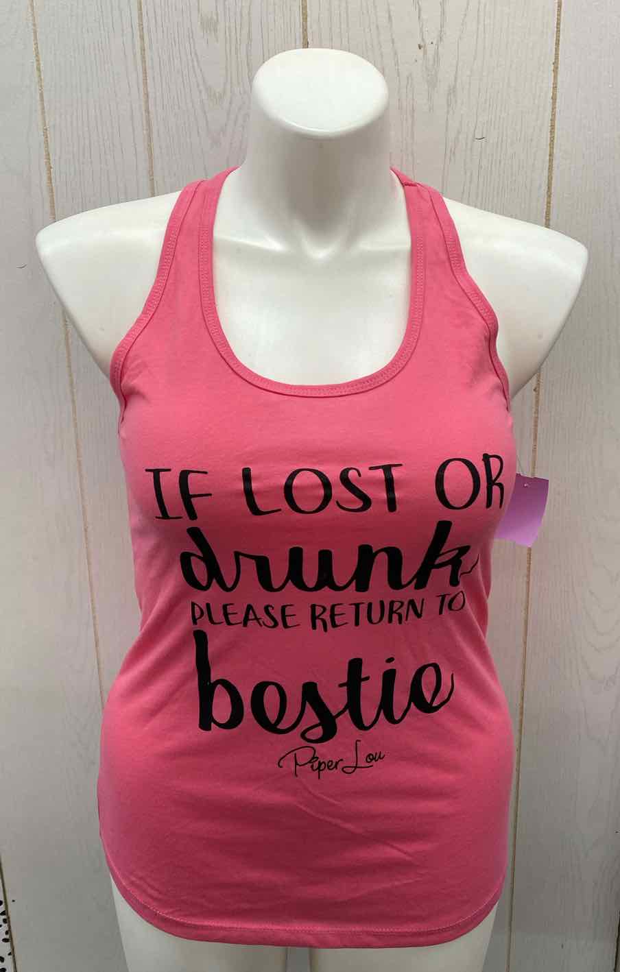 Pink Womens Size L Tank Top