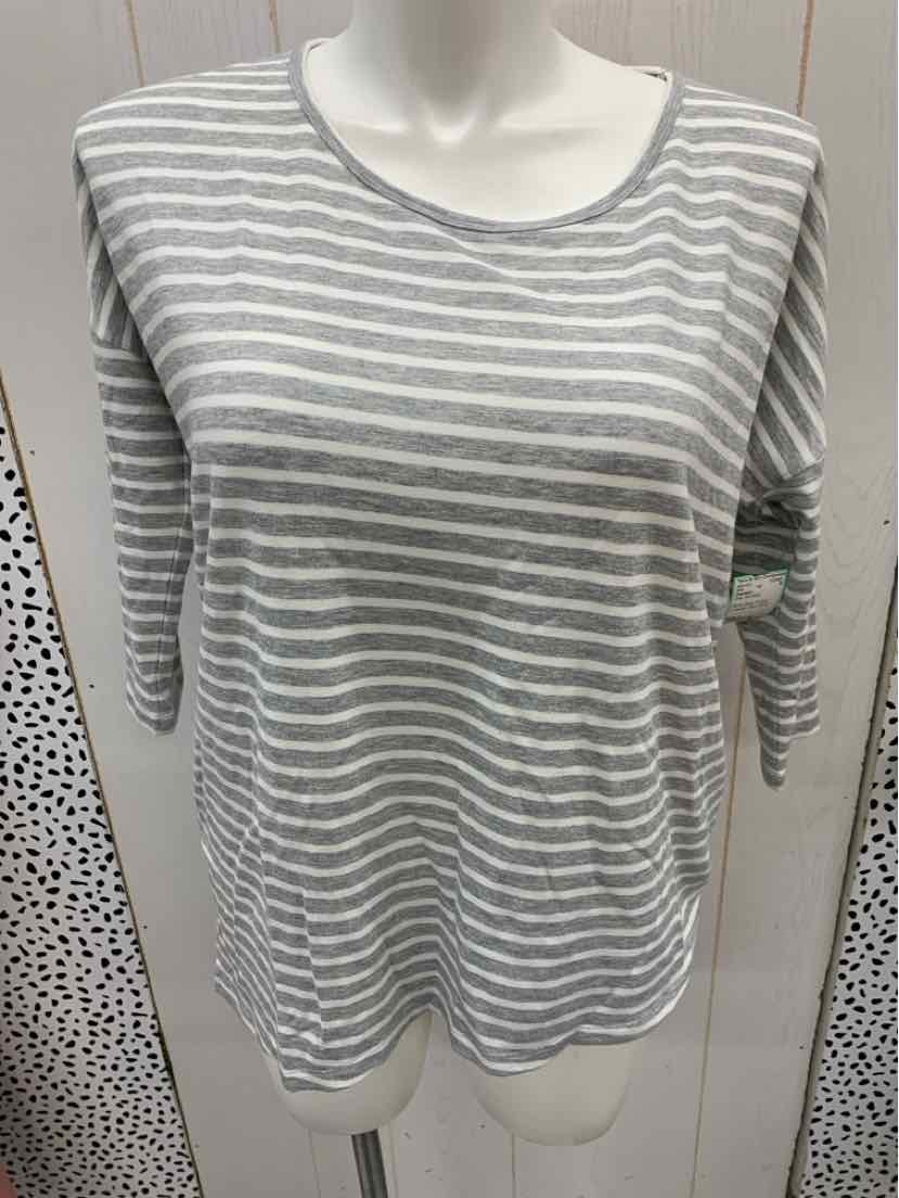 Dressbarn Gray Womens Size L Shirt