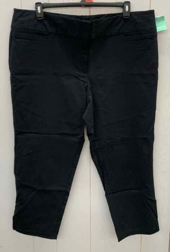 Black Womens Size 24W Pants