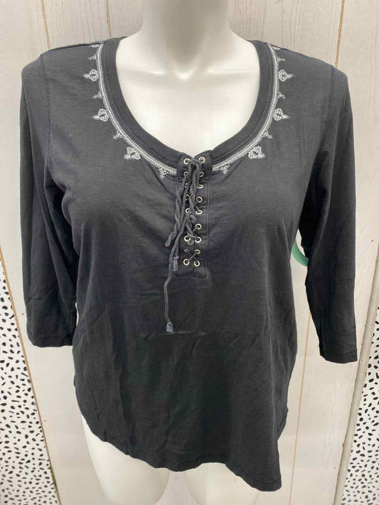 Black Womens Size XL Shirt