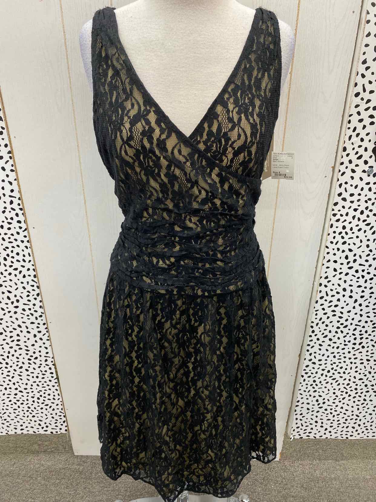 Spiegel Black Womens Size 8 Dress