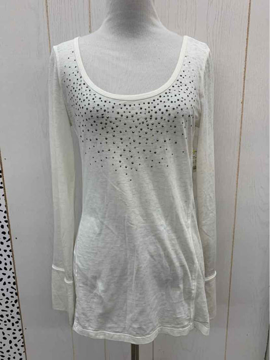 Maurices Cream Womens Size Small Shirt