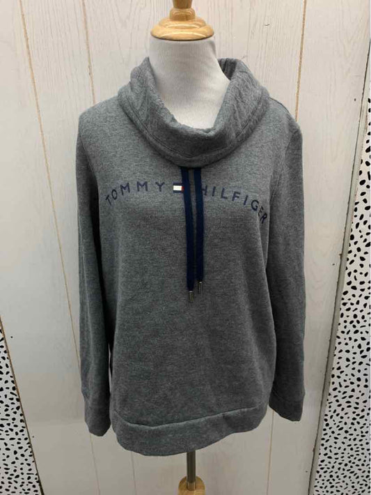 Tommy Hilfiger Gray Womens Size Small Sweatshirt