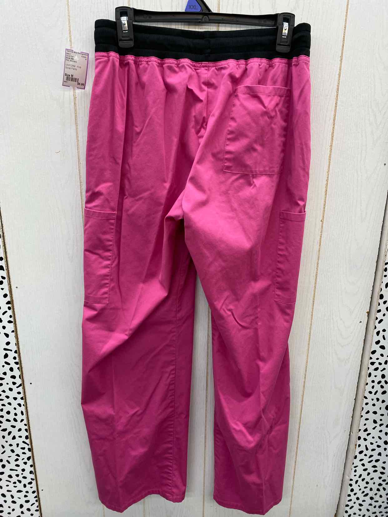 Scrub Star Pink Womens Size M Scrub Pants