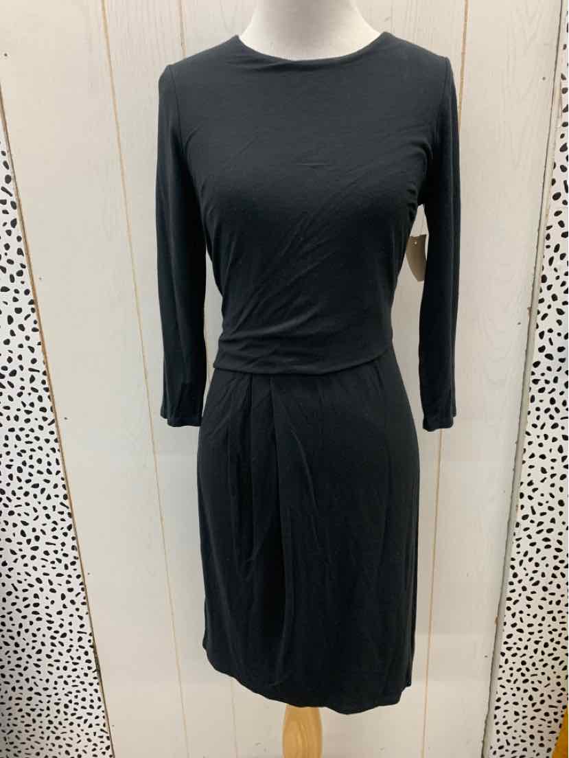 Ann Taylor Black Womens Size 6P Dress