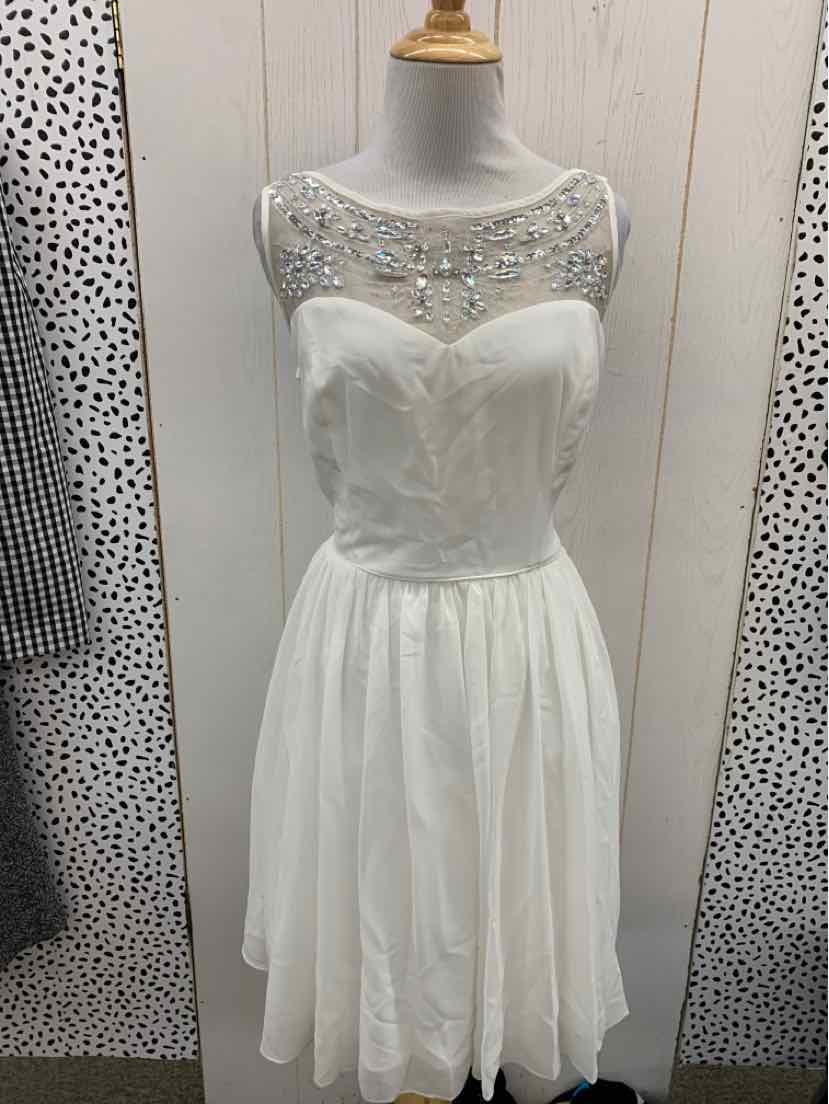 White Junior Size 13 Dress