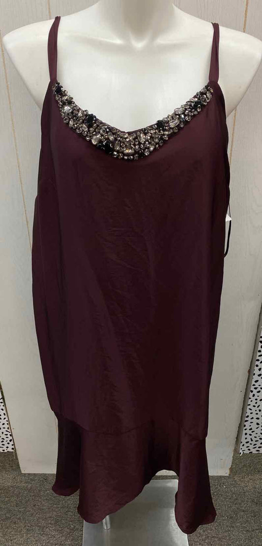 Lane Bryant Purple Womens Size 18 Dress