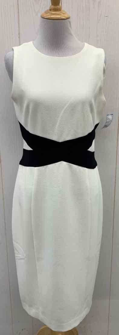 Vince Camuto White Womens Size 6 Dress