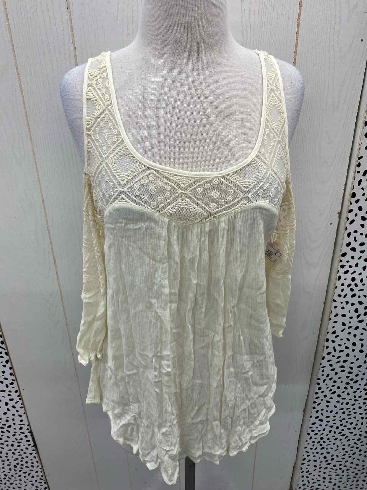 Pink Blush Cream Womens Size Small Shirt