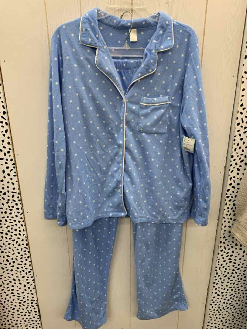 Adonna Blue Womens Size XL Pajamas