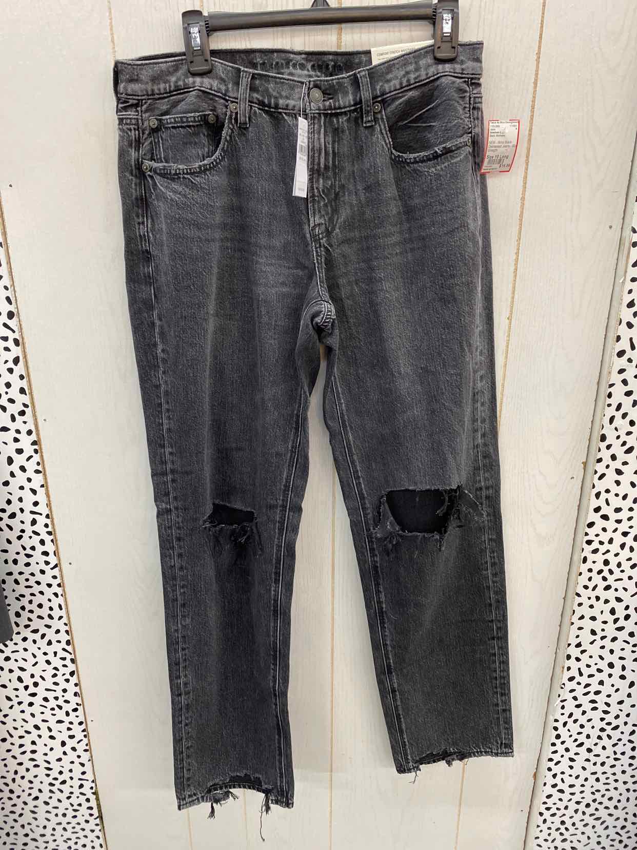 American Eagle Black Womens Size 10 Long Jeans