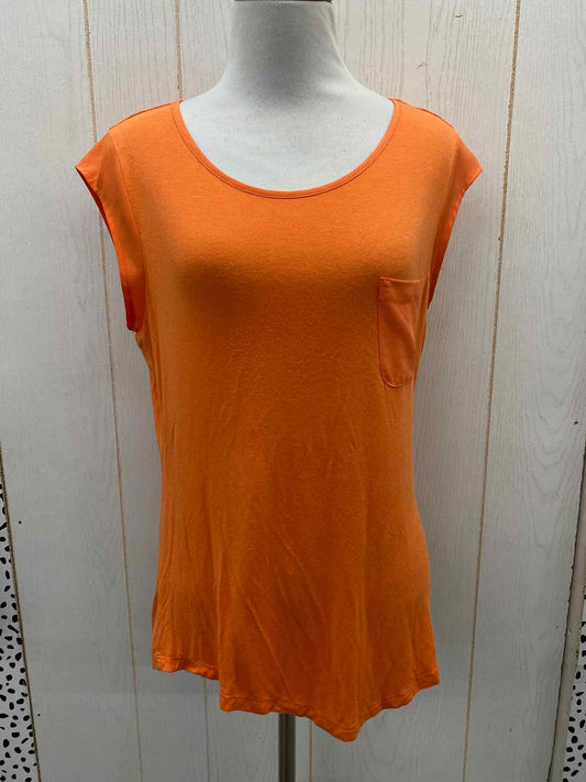 Calvin Klein Orange Womens Size Small Shirt