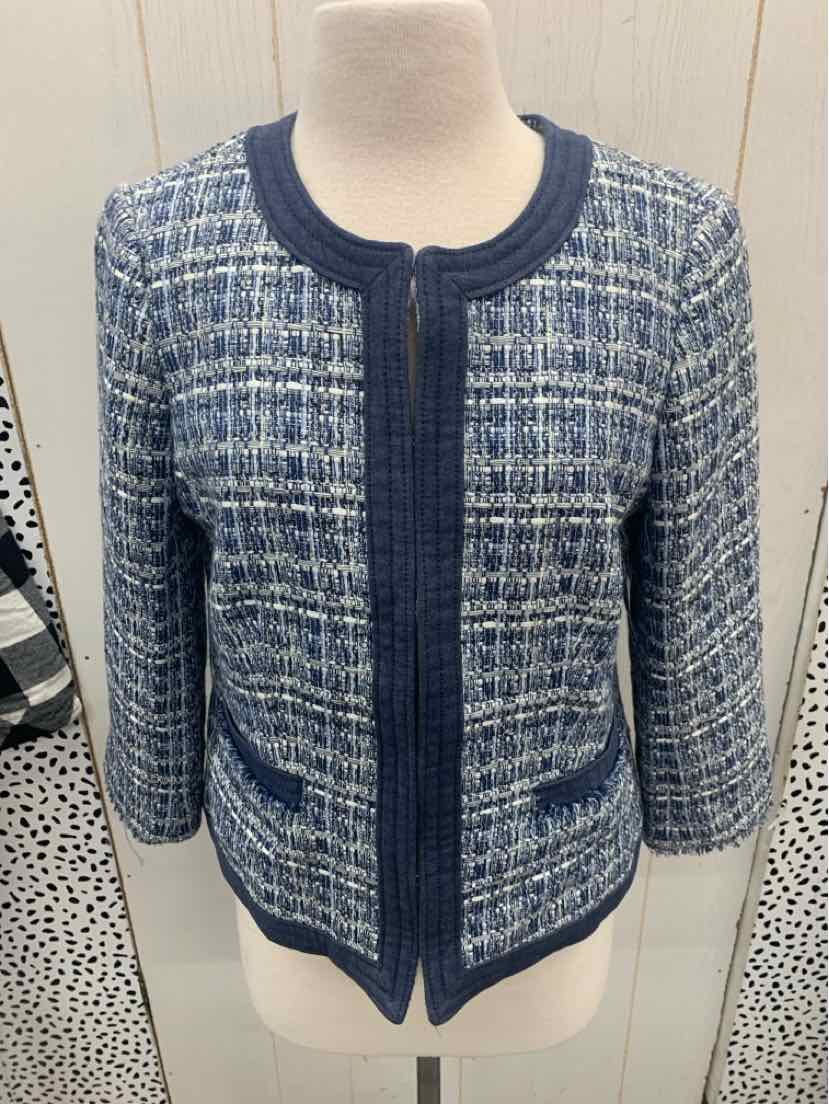 Talbots Blue Womens Size 10 Blazer