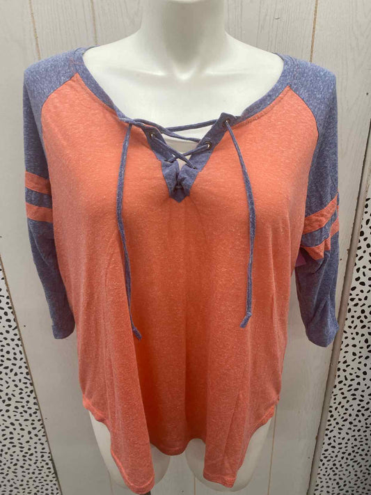 Almost Famous Blue Womens Size 3X Shirt