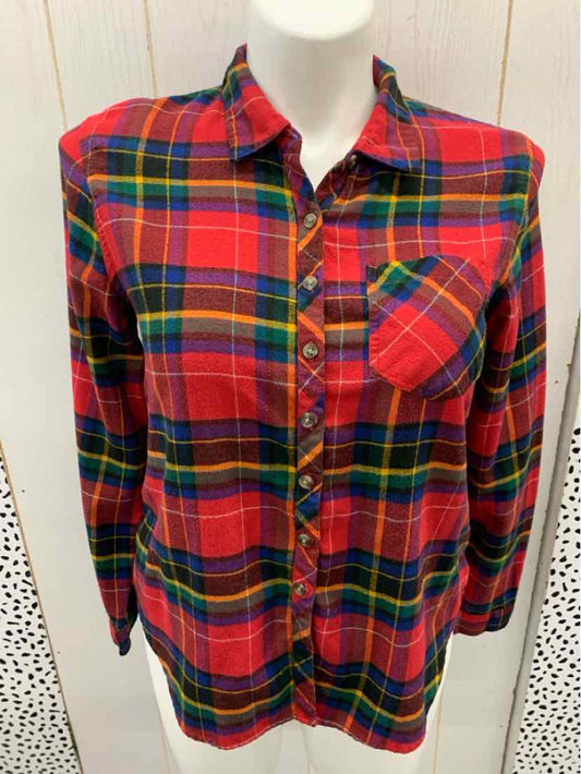 Maurices Red Womens Size L Shirt