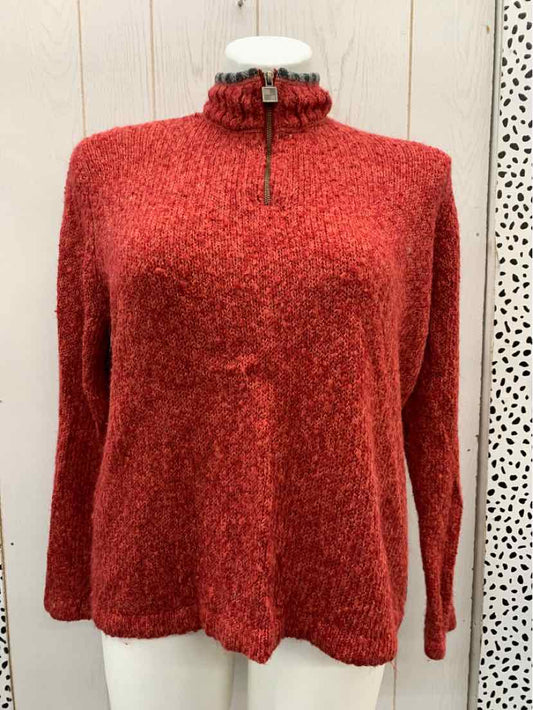 Woolrich Burgundy Womens Size 2X Sweater