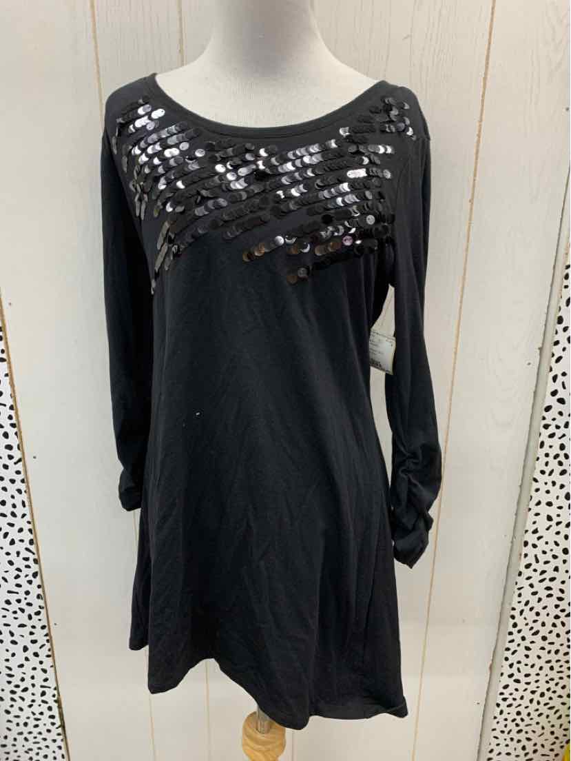 Style & Co Black Womens Size Small Shirt