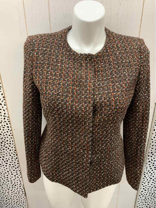 Evan Picone Brown Womens Size 12 Blazer