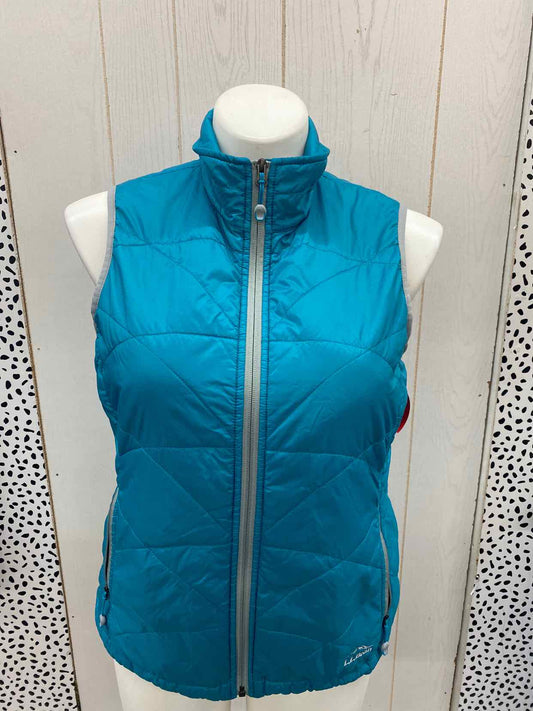 LL Bean Teal Womens Size L Vest