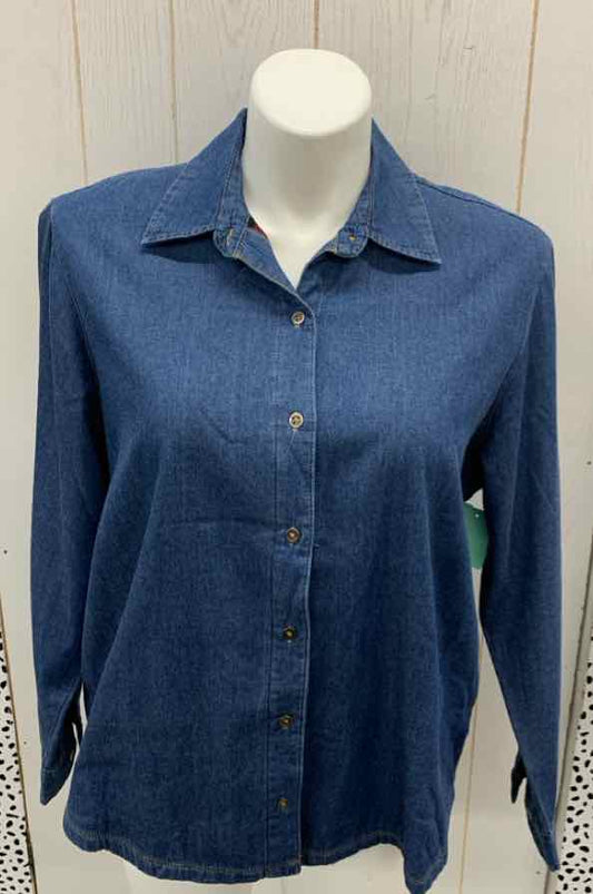 Riders Blue Womens Size XL Shirt