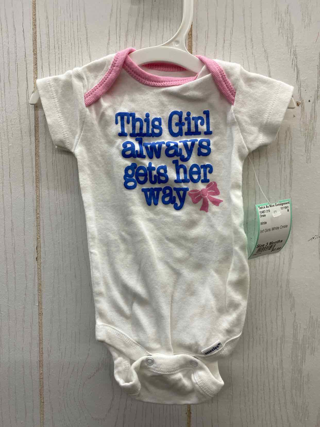 Infant 3 Months Onsie