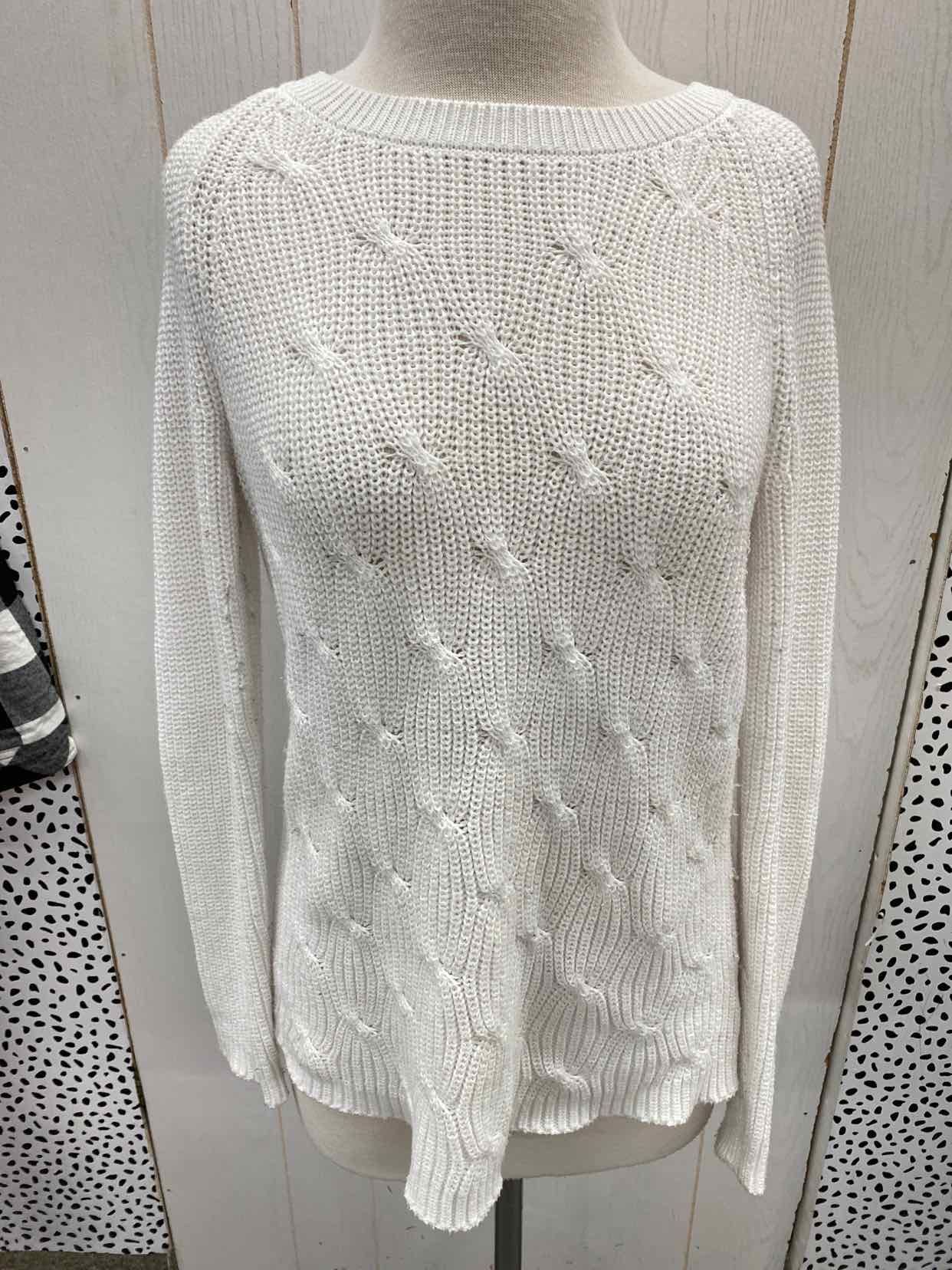 Liz Claiborne White Womens Size Small Sweater