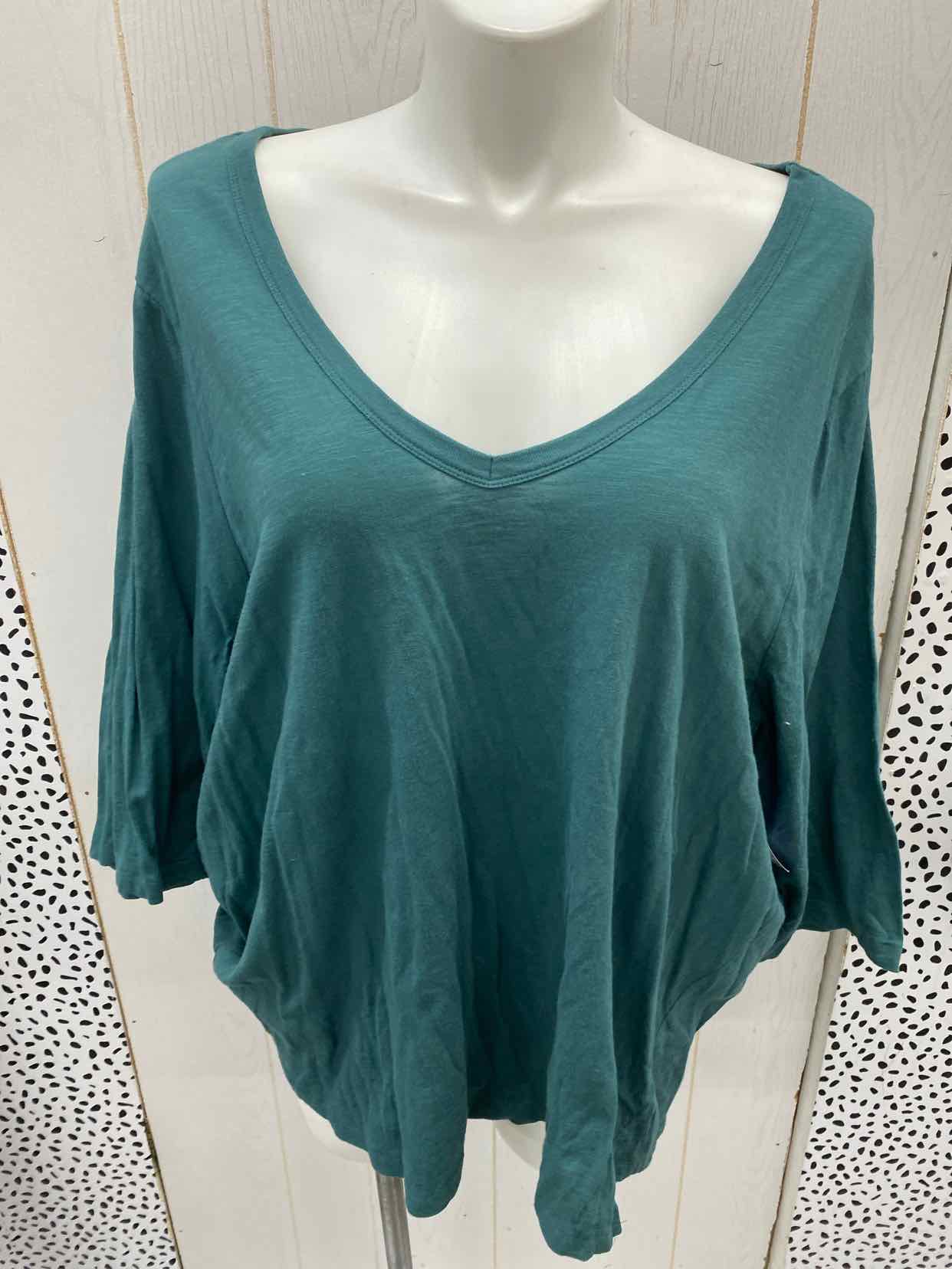 Ori Teal Womens Size 3X Shirt