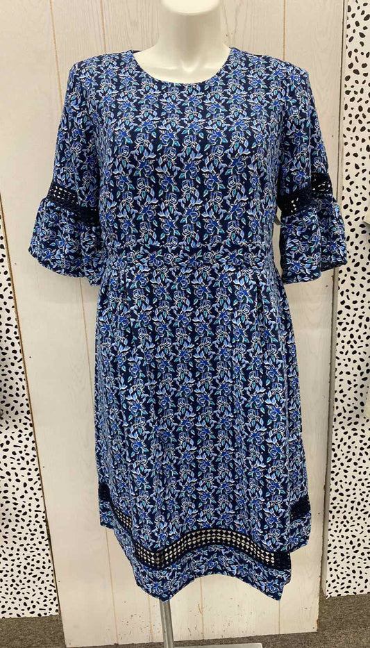 Jessica London Blue Womens Size 16W Dress