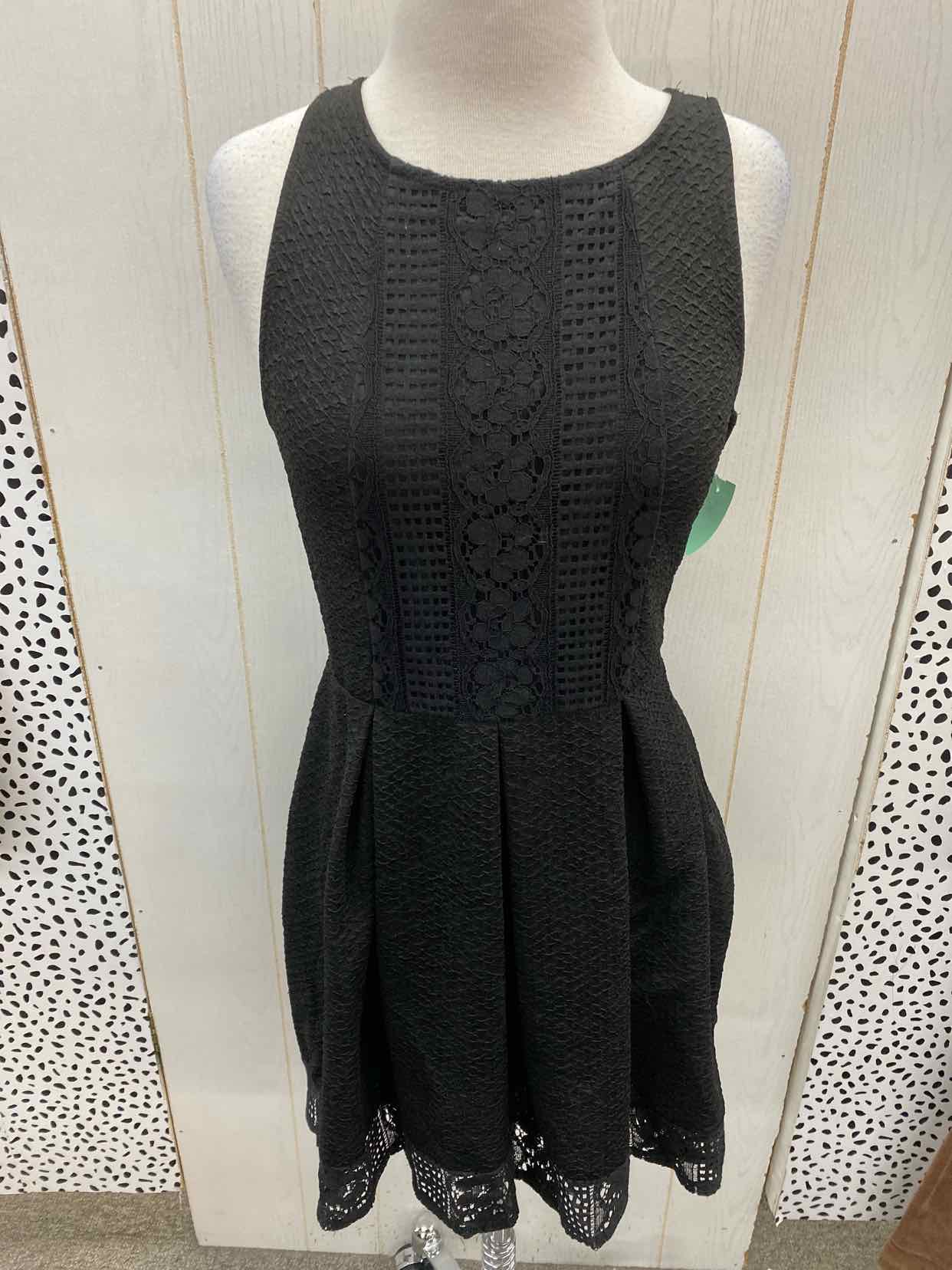 Rewind Black Junior Size 3/4 Dress