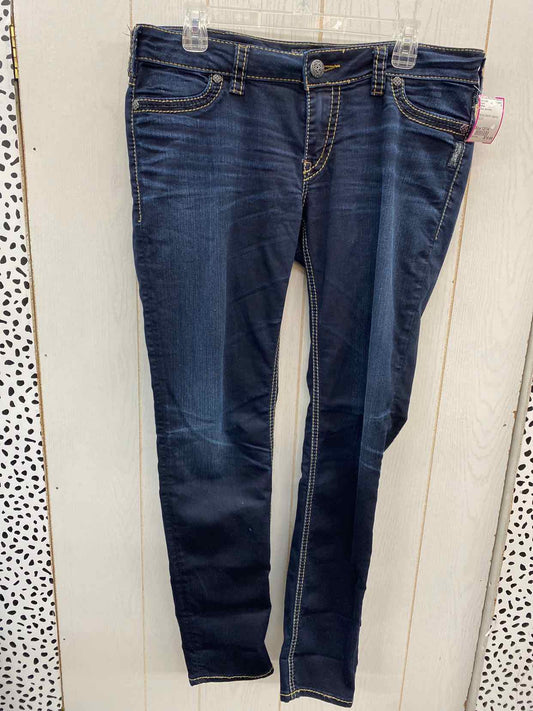 Silver Blue Womens Size 12/14 Jeans