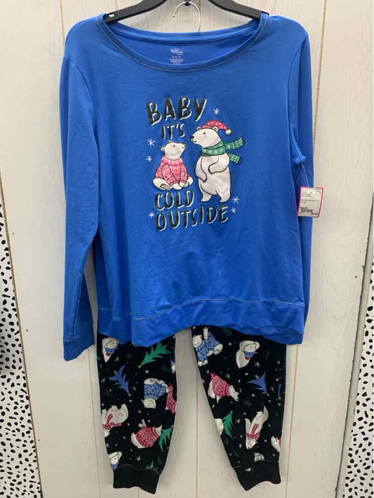 Secret Treasures Blue Womens Size M Pajamas