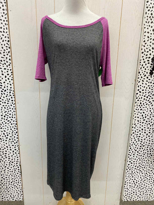Lularoe Gray Womens Size 6 Dress
