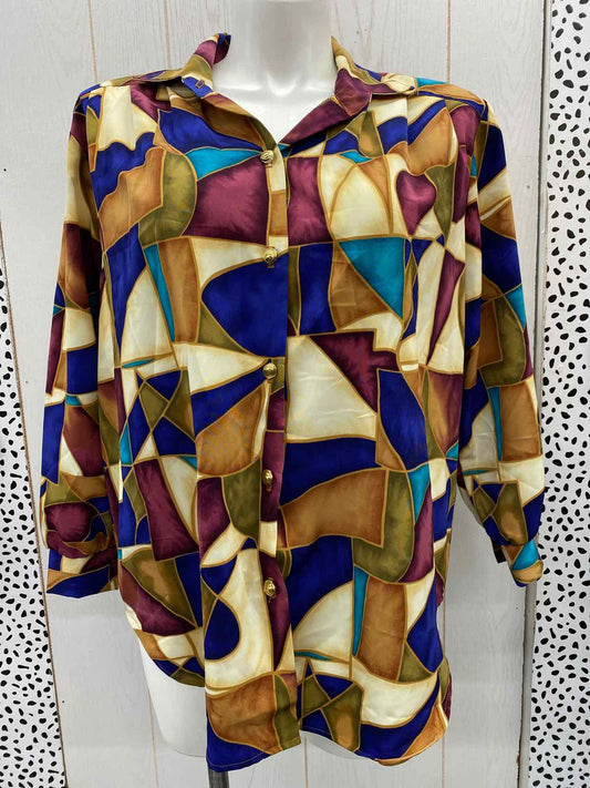 Maggie Sweet Multi-Color Womens Size 1X/P Shirt