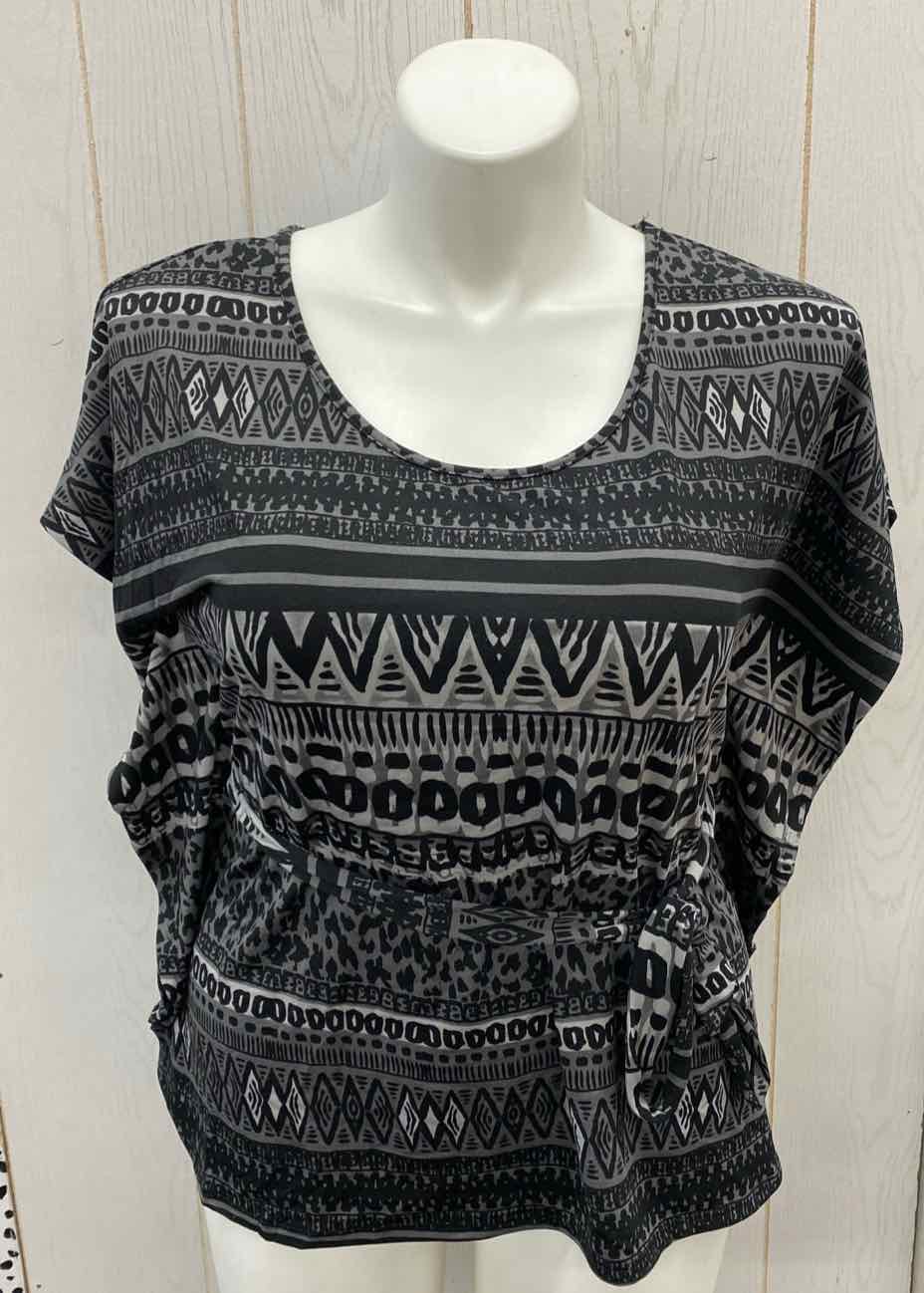 Robert Louis Black Womens Size L Shirt