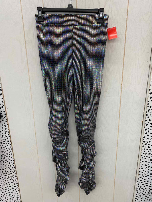 Silver Junior Size Small Leggings