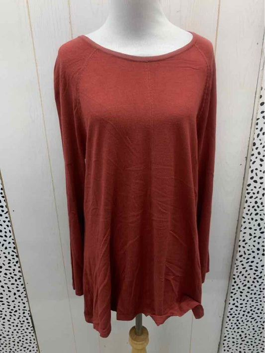 Soft Surroundings Orange Womens Size M Shirt